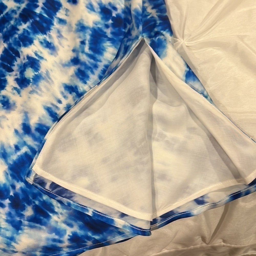 NWOT CAMI TIE DYE SILK SKIRT SIZE XXS - Picture 2 of 8